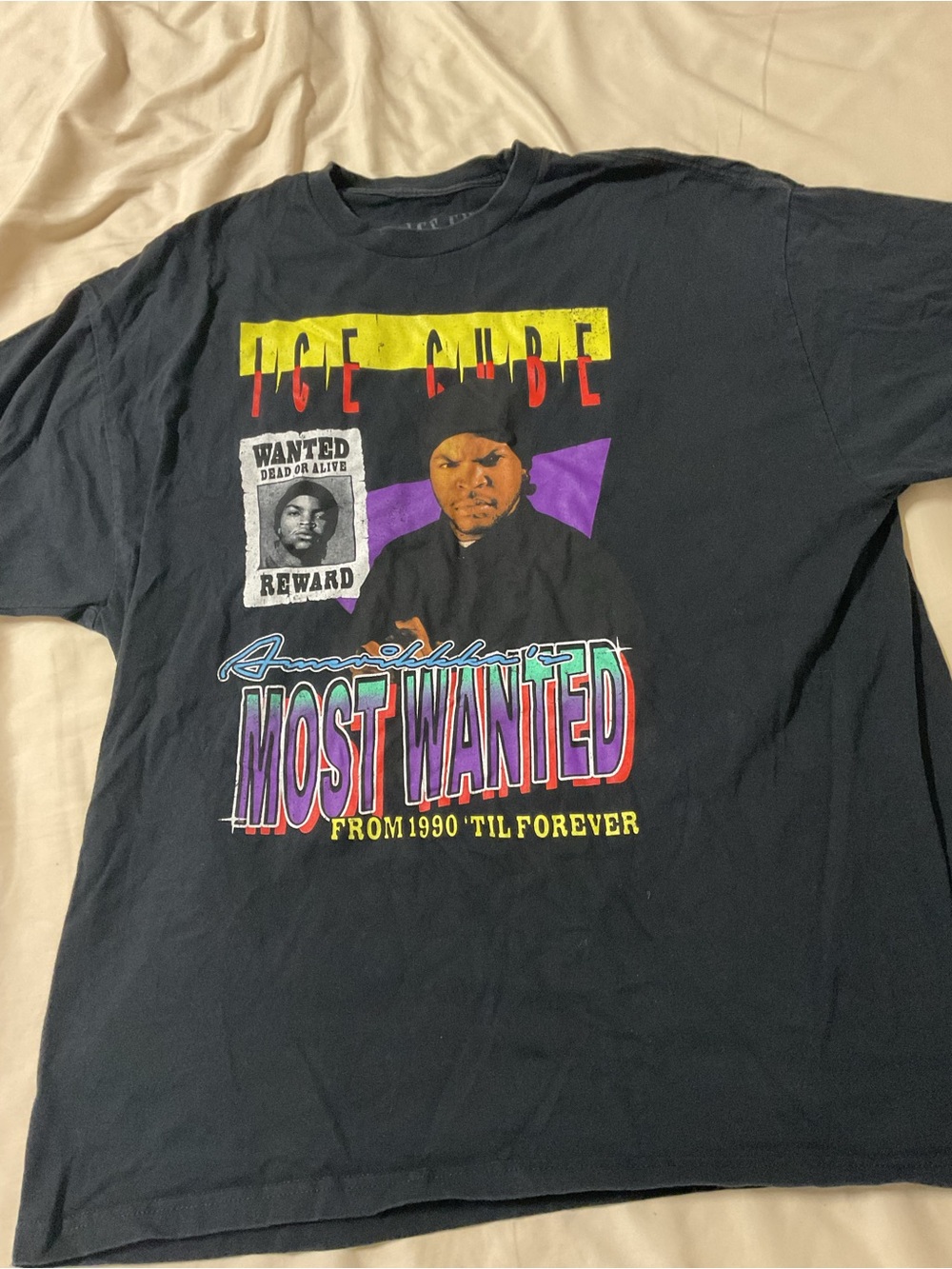 Ice Cube "Most Wanted" Graphic Tee - Black